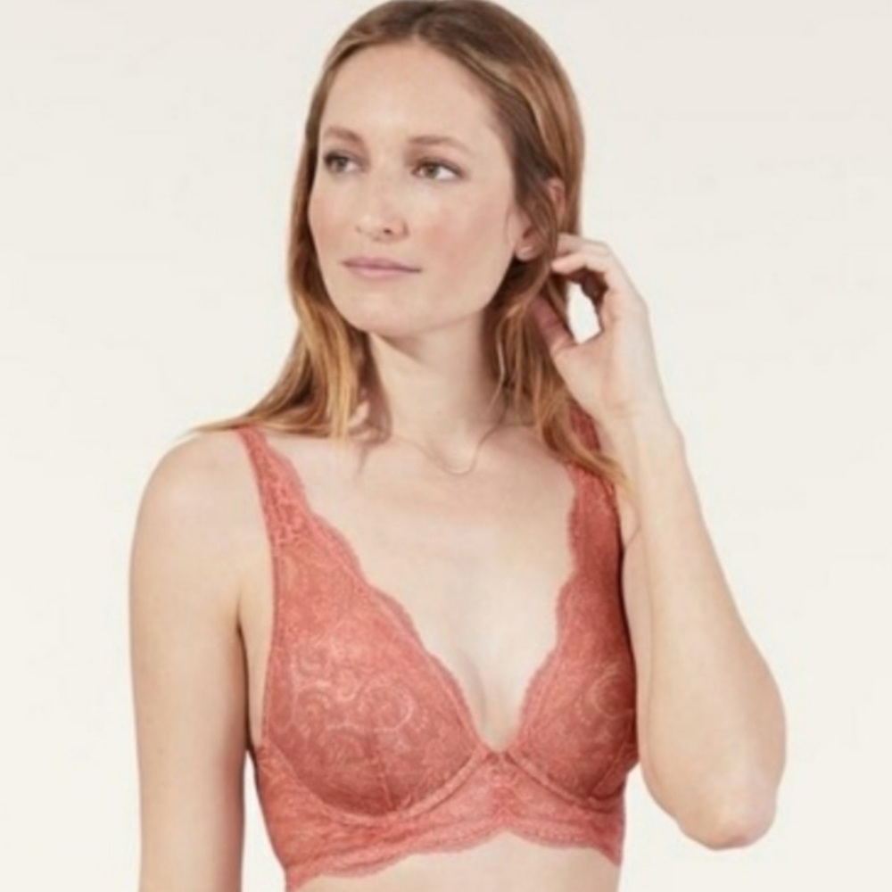 ThirdLove Longline Lace Plunge Bra